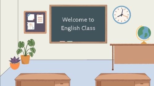 canva cream cute playful school class zoom virtual background